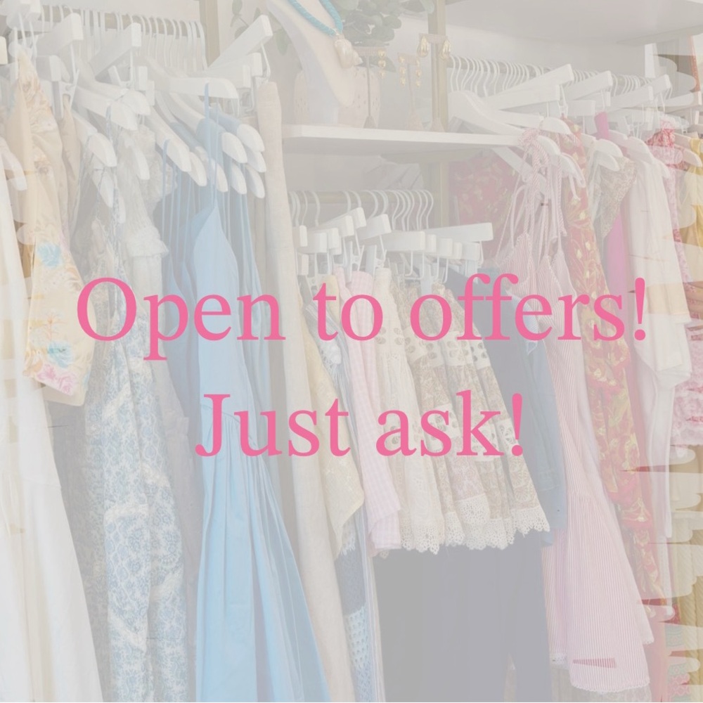 Open to offers! Just ask me!